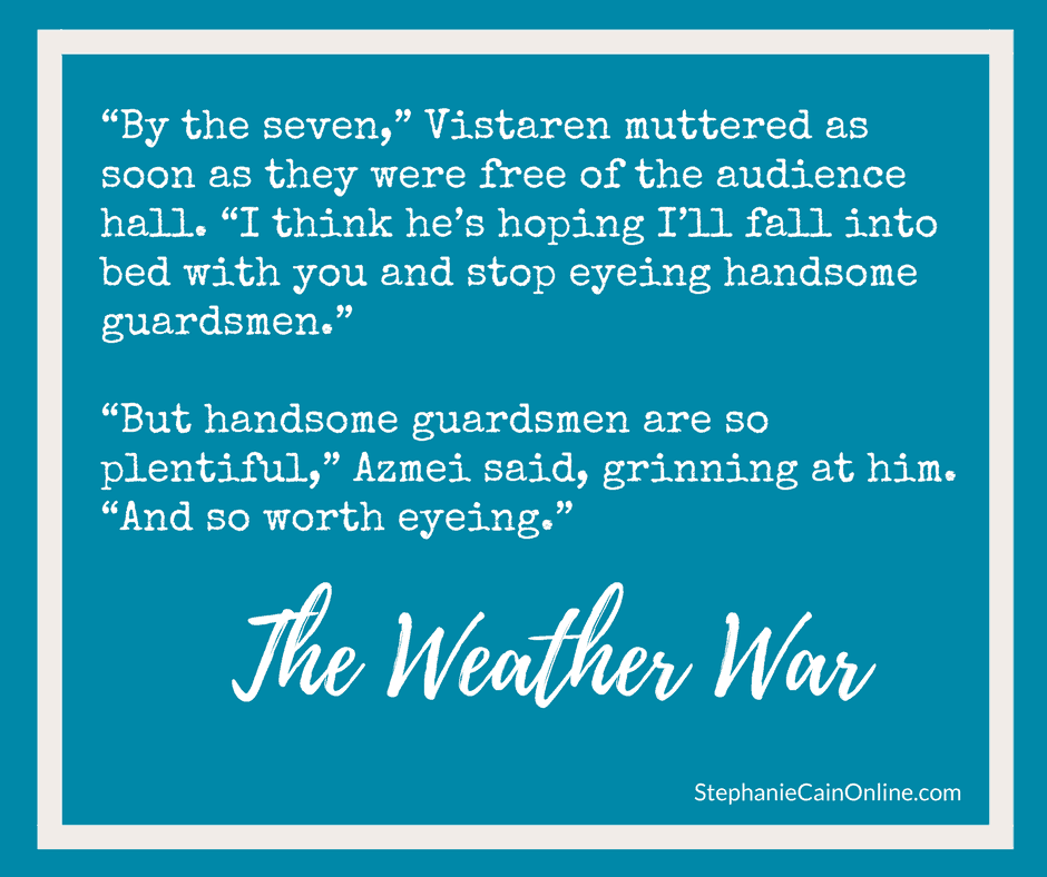 Happy Book Birthday to The Weather War!
