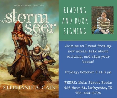Reading and Book Signing @ Main Street Books | Lafayette | Indiana | United States